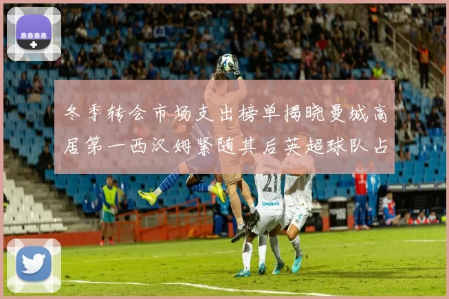 冬季转会市场支出榜单揭晓曼城高居第一西汉姆紧随其后英超球队占据五席